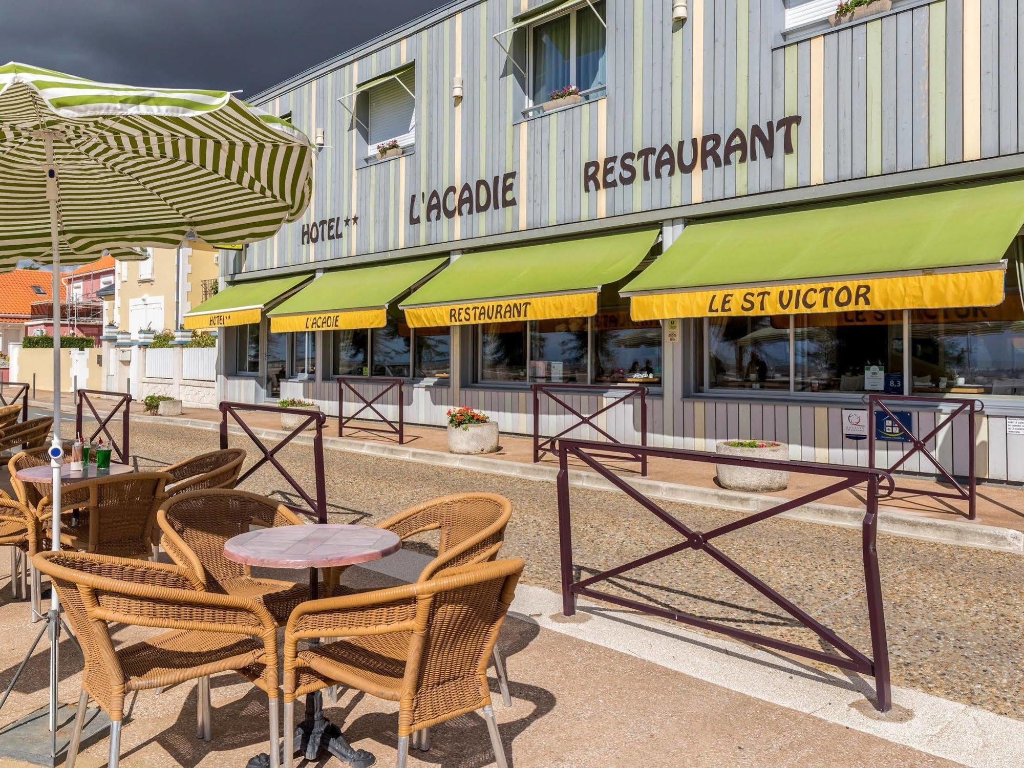Acadie Saint Victor - Hotel Restaurant - Face Mer - Chatelaillon Plage Kültér fotó